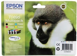 [EPS-T089540] Cartridge Epson Inkjet T0895 Stylus S20 5,8ml/3,5ml VALUE PACK BK/C/M/Y