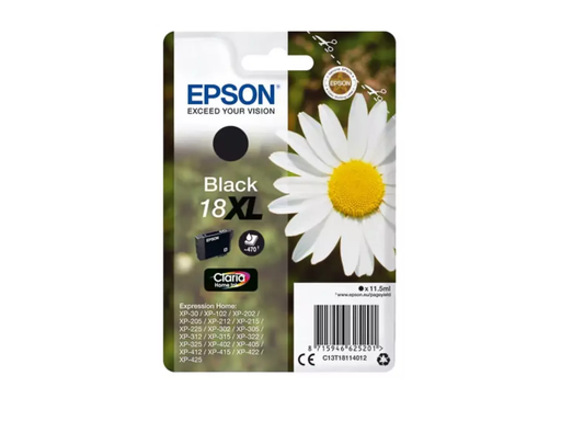 [EPS-T181140] Cartridge Epson Inkjet 18XL Expression Home XP-102 11,5ml BK