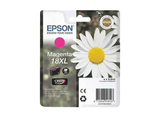 [EPS-T181340] Cartridge Epson Inkjet 18XL Expression Home XP-102 6,6ml MAG