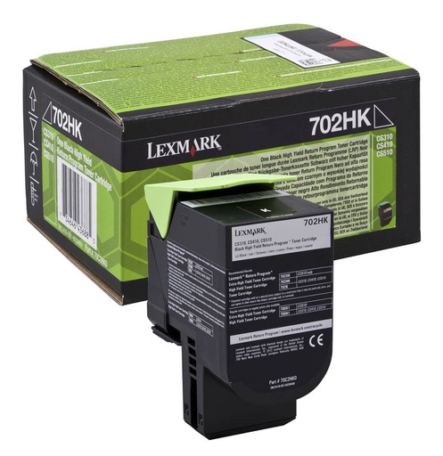 [LEX-70C2HK0] Toner Lexmark Color Laser 70C2HK0 CS310dn 4.000 pag. BK