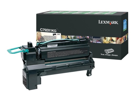 [LEX-C792X1KG] Toner Lexmark Color Laser C792X1KG C792de 20.000 pag. BK