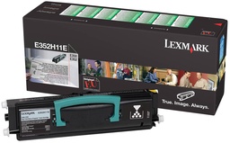 [LEX-E352H11E] Toner Lexmark Mono Laser E352H11E E350d 9.000 pag. BK