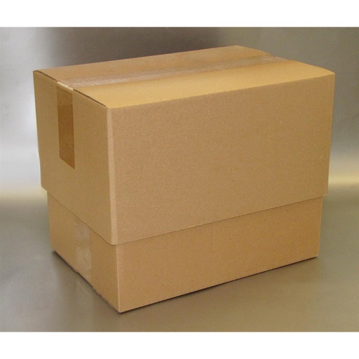 [VER-DOOS52] Telescoopdoos enkele golf deksel 229x319x151mm bruin (30)