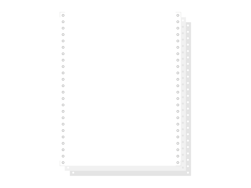 [KET-62423] Blanco ft.12"x240 3-voud 56gr afscheurbare pinfeed ncr wit (1000)