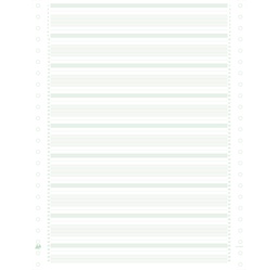 [KET-66311] Listing ft.11"x380 enkelvoud 70gr vaste boorden groen (2000)