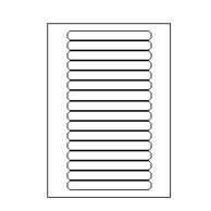 [ETI-31800032] Etiketten Etipage 16 etik/bl 145x17mm 100bl/d