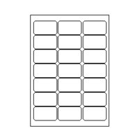 [ETI-31800071] Etiketten Etipage polyester 21 etik/bl 63,5x38,1mm 100bl/d