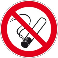 [ETI-250002] Pictogram verboden roken 200x200mm pp