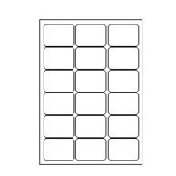 [ETI-31800030] Etiketten Etipage 18 etik/bl 63,5x46,6mm 100bl/d