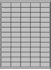 [ETI-38800004] Etiketten Scotchmark 3M 7883 permanent 65 etik/blad 40x20 zilver (50)