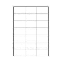 [ETI-32700027] Etiketten Etipage 21 etik/bl 70x42,3mm 200bl/d