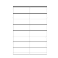 [ETI-30900074] Etiketten Etipage 16 etik/bl 105x35mm 500bl/d afneembaar