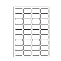 [ETI-31800009] Etiketten Etipage 36 etik/bl 48x31mm 100bl/d