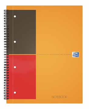 [TIM-001202] Spiraalboek Oxford International Notebook hardcover A4+ gelijnd 160blz