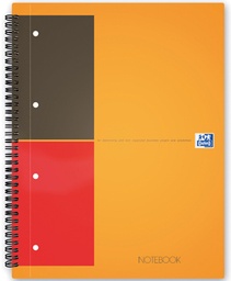 [TIM-001212] Spiraalboek Oxford International Notebook hardcover A5+ gelijnd 160blz