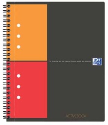 [TIM-001401] Spiraalboek Oxford International Activebook PP A4+ geruit 160blz