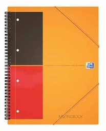 [TIM-001712] Spiraalboek Oxford International Meetingbook PP A5+ gelijnd 160blz