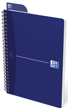 [TIM-002201] Spiraalschrift Oxford Office Essentials karton A5 geruit 100blz assorti