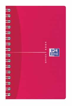 [TIM-002939] Spiraalschrift Oxford Office My Colours PP 90x140mm geruit 180blz assorti