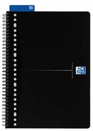 [TIM-002983] Spiraalschrift Oxford Office Smart Black karton A5 geruit 180blz