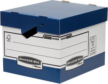 [TIM-0038801] Archiefdoos Fellowes Bankers Box 333x292x404mm blauw