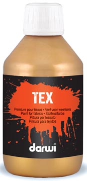[TIM-0250050] Textielverf Darwi Tex 250ml goud