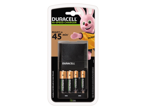 [TIM-036529] Batterijlader Duracell CEF27 incl 2x AA & 2x AAA batterijen