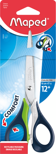 [TIM-069600] Schaar Maped Sensoft scherpe punt voor rechtshandigen 16cm assorti