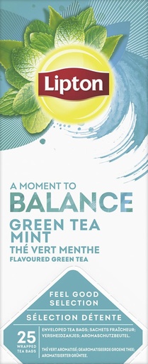 [TIM-087010] Thee Lipton green tea munt (25)