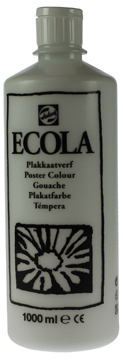 [TIM-0971100] Plakkaatverf Talens ecola 1000ml wit