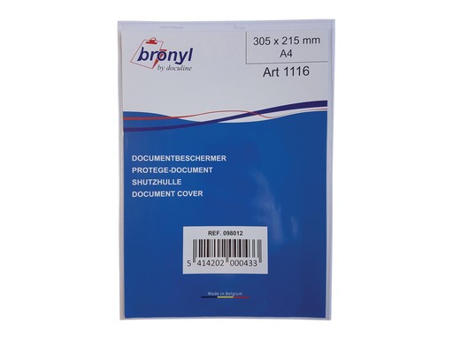 [TIM-098012] Showtas Bronyl PVC A4 180 micron transparant