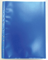 [TIM-099152] Showtas Bronyl PP A4 80 micron 11-gaats gekorreld blauw (50)