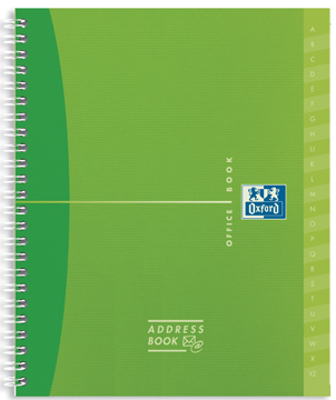[OUT-101197] Adresboek Oxford My Colours PP 120x150mm 160blz assorti