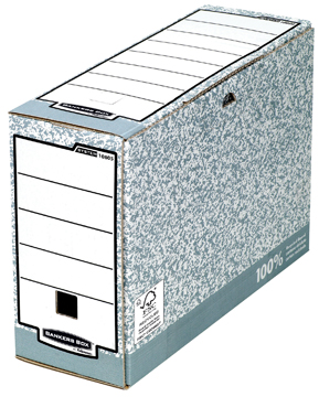 [TIM-10805BB] Archiefdoos Fellowes Bankers Box System 260x315mm rug 100mm