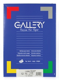 [TIM-11048] Etiketten Gallery 12 etik/bl 105x48mm (100)