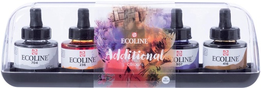 [TIM-1125991] Waterverf Talens Ecoline 30ml assorti additioneel (5)