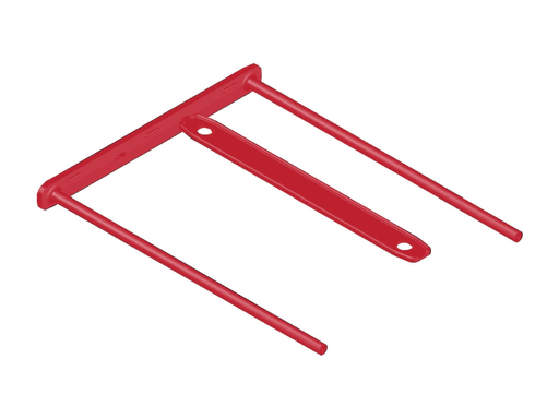 [TIM-1189301] Archiefbinder Fellowes Bankers Box D-Clip rood (100)