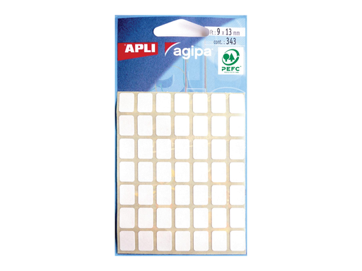 [TIM-11908] Etiketten Apli 9x13mm wit (343)