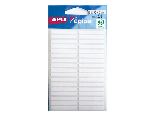 [TIM-11989] Etiketten Apli 5x35mm wit (238)