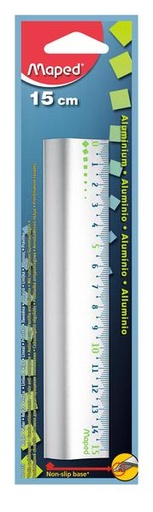[TIM-120159] Meetlat aluminium Maped 15cm antisliprug