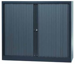 [TIM-12102SA] Roldeurkast Bisley 103x120x43cm (hxbxd) antraciet