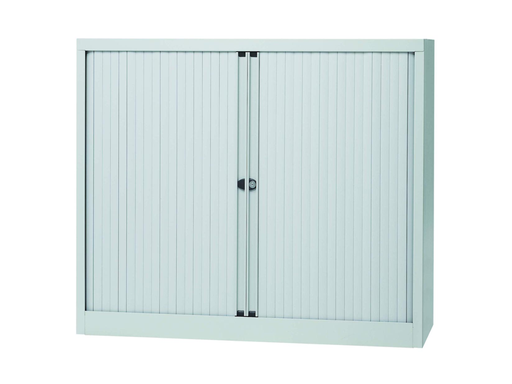 [MUB-ROLDEUR03] Roldeurkast Bisley 103x120x43cm (hxbxd) lichtgrijs