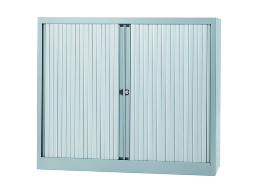 [MUB-ROLDEUR04] Roldeurkast Bisley 103x120x43cm (hxbxd) zilver