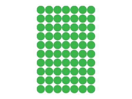 [TIM-12106] Etiketten Apli Ø 19mm groen (560)