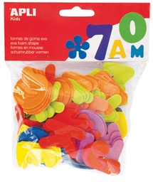 [TIM-13074A] Schuimrubberfiguren Apli Kids letters assorti (104)