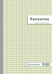 [TIM-13287E] Facturen Exacompta karton 29,7x21cm 50blad dupli zelfkopiërend franstalig