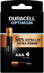 [TIM-137516] Batterij Duracell Optimum AAA (4)