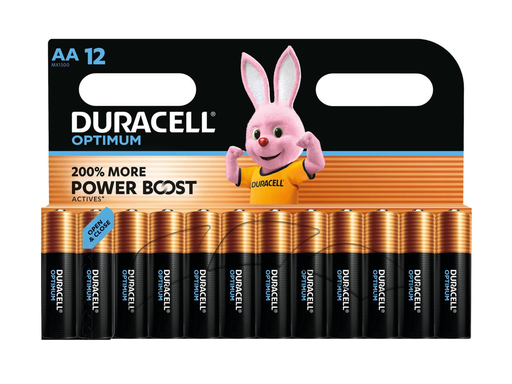 [TIM-137905] Batterij Duracell Optimum AA (12)