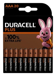 [TIM-141087] Batterij Duracell Plus 100% AAA (20)