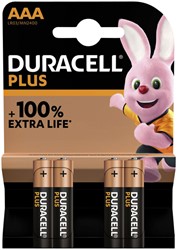 [TIM-141117] Batterij Duracell Plus 100% AAA (4)
